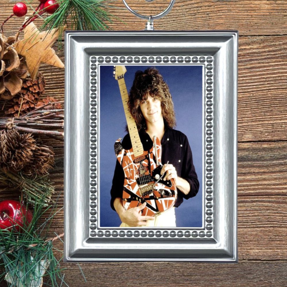 Eddie Van Halen‎ Christmas Tree Ornament